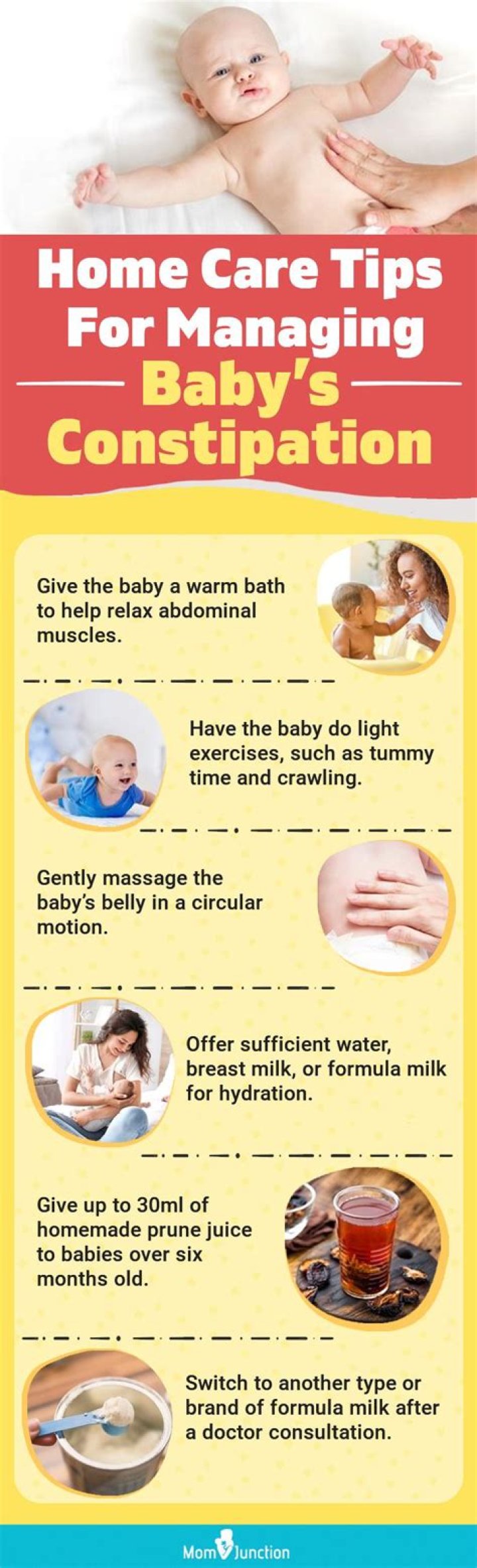 Can I give my baby cooled boiled water for constipation?