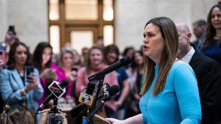 Sarah Huckabee Sanders In 2023